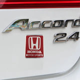 Honda Logo Aluminum Alloy Car Body Sticker Nameplate Rear Emblem Badge Decal