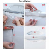 MG Car Door Bowl Handle Anti-collision Protective Stickers Scratches Film