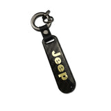 Jeep Carbon Fiber Car Logo Keychain Keyring