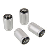 4pcs/set Hyundai Logo Matte Car Air Valve Stem Caps Auto Tyre Valve Covers