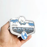 Jeep ARCTIC Metal Car Rear Sticker Decal Auto Body Side Emblem Badge