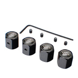 4pcs/set Land Rover Range Rover Anti-Theft Car Air Valve Stem Cap Auto Tyre Valve Covers