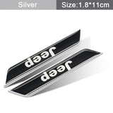 2pcs Jeep Car Fender Side Stickers Trunk Anti-scratch Decal
