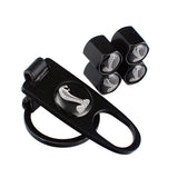4pcs/set Ford Shelby Car Air Valve Stem Cap Auto Tyre Valve Covers with Keychain