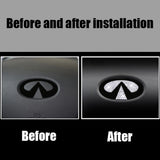 Infiniti Crystal Diamond Car Steering Wheel Center Emblem Sticker