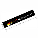 130*21cm Nissan Nismo Car Front Trunk Window Windshield Sunshade Sticker Decal