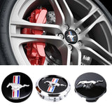 4pcs/set 55mm 68mm Ford Mustang ABS Car Wheel Hub Center Caps Covers