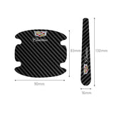 Cadillac Carbon Fiber Car Door Bowl Handle Anti-collision Protective Stickers Scratches Film