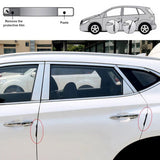 4pcs/set BMW M Power Car Door Protection Bumper Strip Anti Scratch Sticker