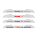 4pcs Nissan Car Door Bumper Strip Anti-collision Protection Sticker