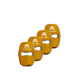 4pcs/set Citroen Stainless Steel Car Door Lock Cover Protection