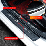 Nissan Carbon Fiber Car Door Threshold Scratch Proof Sticker Decal