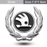 Skoda Metal Car Rear Sticker Auto Window Emblem Badge Decal
