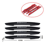4pcs/set Renault Car Door Protection Bumper Strip Anti Scratch Sticker