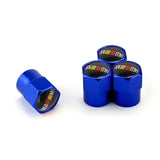4pcs/set Mitsubishi Ralliart Car Air Valve Stem Cap Auto Tyre Valve Covers