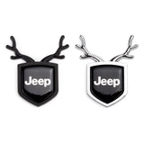 Jeep ABS Deer Car Rear Sticker Shield Trunk Emblem Badge Decal