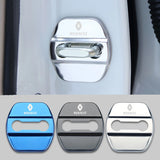 4pcs/set Renault Stainless Steel Car Door Lock Cover Protection