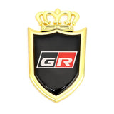 3D Car Sticker GR Sport Logo Emblem Badge Decals for Toyota HV YARiS GRMN RZ RC RS Prius GR Sport Lexus Harrier GR Logo Sticker