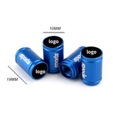 4pcs/set Ford Mustang Wolf Logo Sport Matte Car Air Valve Stem Caps Auto Tyre Valve Covers