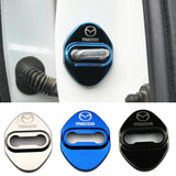 4pcs/set Mazda Stainless Steel Car Door Lock Cover Protection