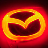 10.1x8.2cm 12x9.5cm Mazda Car LED Light Front Rear Emblem Badge
