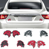 2PCS Dodge Hellcat Metal Car Rear Sticker Auto Trunk Emblem Badge Decal