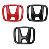 ABS Carbon Fiber Car Front Grille Sticker Rear Trunk Steering Wheel Emblem for Logo 10th Accord 2020 2019 2018 Accessories