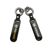 Dodge Carbon Fiber Car Logo Keychain Keyring