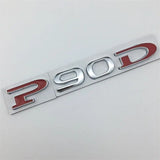Tesla P75D P85D P90D P100D Letter Metal Car Rear Sticker Decal Emblem Badge