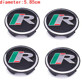 4pcs/set 5.85cm Jaguar ABS Car Wheel Hub Center Caps Covers