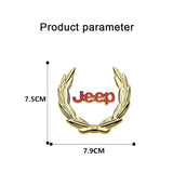 Jeep Metal Car Rear Sticker Auto Window Emblem Badge Decal
