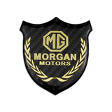 MG Metal Carbon Fiber Car Rear Sticker Shield Trunk Emblem Badge Decal