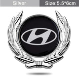 Hyundai Metal Car Rear Sticker Auto Window Emblem Badge Decal