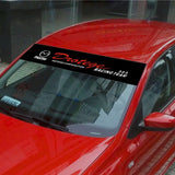 130*21cm Mazda Car Front Trunk Window Windshield Sunshade Sticker Decal