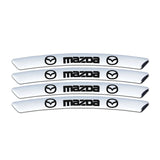 4pcs/set 9cm Mazda Aluminum Alloy Car Wheel Rim Tyre Sticker