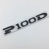 Tesla P75D P85D P90D P100D Letter Metal Car Rear Sticker Decal Emblem Badge