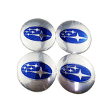 4pcs/set 56mm Subaru STI Car Wheel Center Hub Sticker Decal