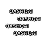 4pcs/set Nissan Qashqai JUKE Metal Car Stereo Sticker Auto Audio Emblem Decal
