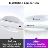8pcs Buick Car Door Handle Bowl Wrist Transparent Protector Anti-collision Decal