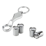 4pcs/set Jeep Logo Car Air Valve Stem Caps Auto Tyre Valve Covers with Wrench
