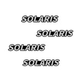 4pcs/set Hyundai Creta Elantra Getz IX35 Santafe Solaris Tucson Metal Car Stereo Sticker Auto Audio Emblem Decal