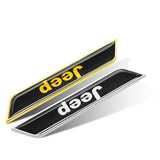 2pcs Jeep Car Fender Side Stickers Trunk Anti-scratch Decal