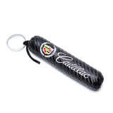 Cadillac Carbon Fiber Car Keyring Keychain