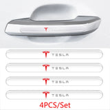 Tesla Car Door Bowl Handle Anti-collision Protective Stickers Scratches Film