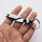 Peugeot Metal Car Keychain Keyring