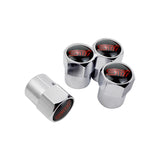 4pcs/set Subaru Car Air Valve Stem Cap Auto Tyre Valve Covers