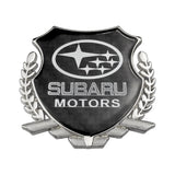 Subaru Metal Carbon Fiber Car Rear Sticker Shield Trunk Emblem Badge Decal