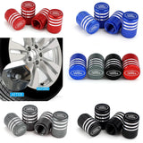 4pcs/set Land Rover Range Rover Metal Car Wheel Tire Valve Stem Caps Covers
