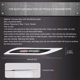 2pcs Honda Mugen Logo Metal Car Sider Fender Sticker Emblem Badge