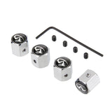 4pcs/set Infiniti Anti-Theft Car Air Valve Stem Cap Auto Tyre Valve Covers